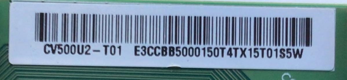 KIT DE TARJETA PARA TV INSIGNIA / MAIN (U)XLCB02K044 / 715GA715-M01-B00-005K / FUENTE (U)PLTVJY301XXGFCU / T-CON CV500U2-T01 / PANEL TPT500B5-U2T01.D REV:S02BE / MODELO NS-50F301NA22 - Imagen 2